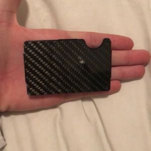 Carbon fiber card holder